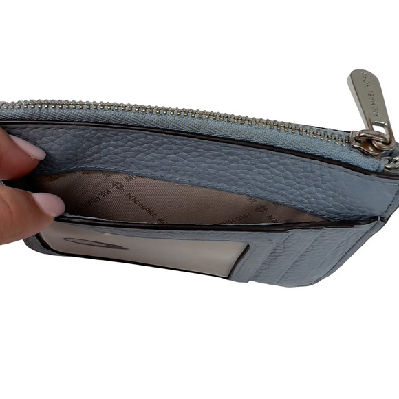 Michael Kors Fulton Coin Pouch and Card Case with Key Ring and ID Window - Picture 5 of 8